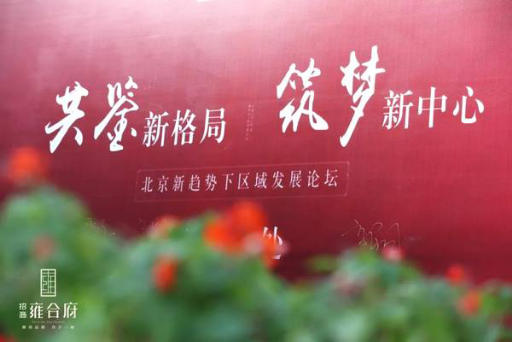 以“共鉴新格局，筑梦新中心”为主题的北京新趋势下区域发展论坛成功举办